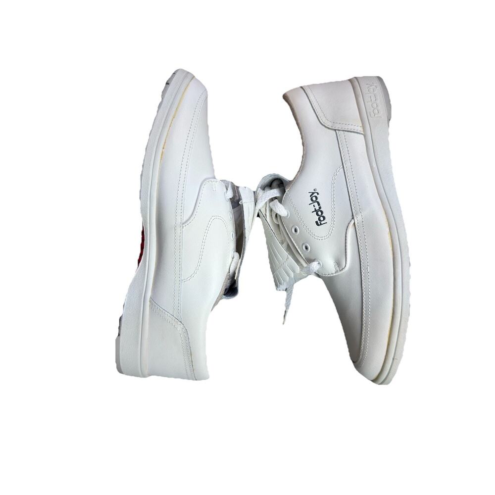 FootJoy SoftJoy‎ White Kiltie Golf Shoes Mens Size US 7 M Soft Spike Style 53884 - Picture 7 of 11